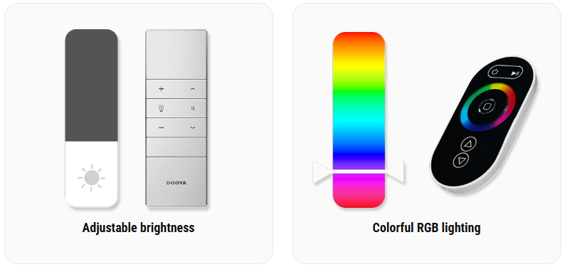 Retractable Louvered Pergola Lighting 